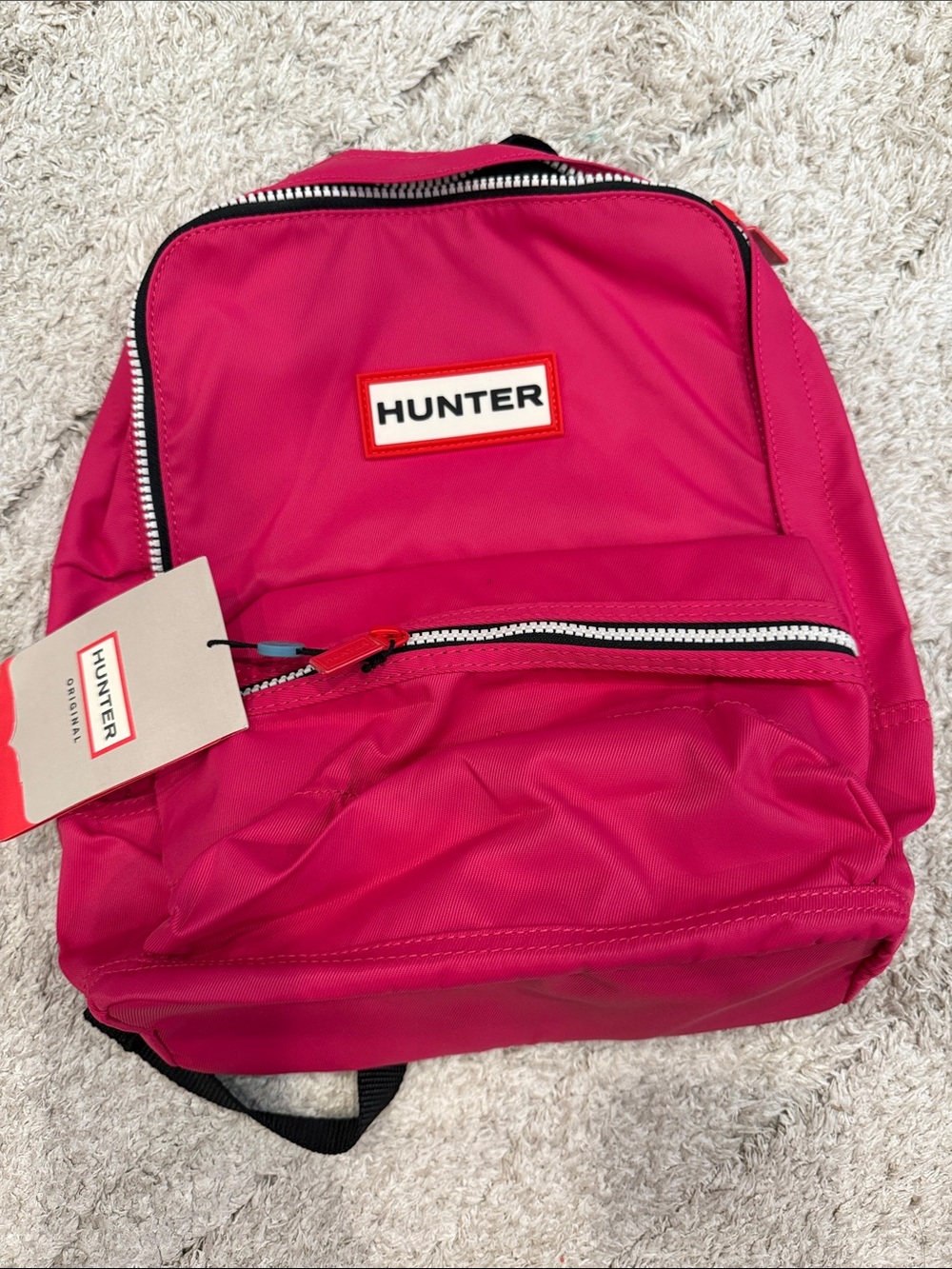 Hunter Kids Hot Pink Backpack with Front Pocket